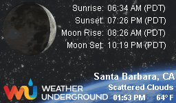 Click for Santa Barbara, California Forecast